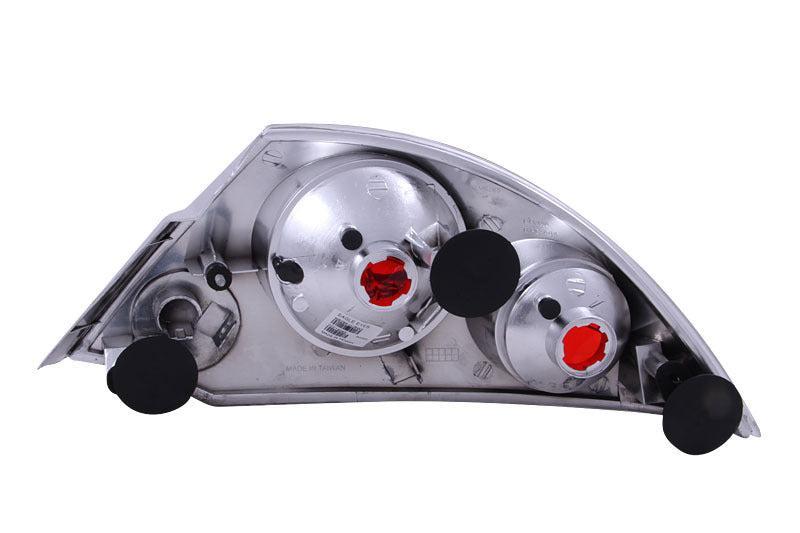 ANZO 2000-2005 Mitsubishi Eclipse Taillights Black ANZO Tail Lights  AXOPROS