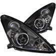 ANZO 2000-2005 Toyota Celica Projector Headlights w/ Halo Black ANZO Headlights  AXOPROS