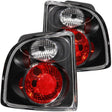 ANZO 2000-2005 Toyota Celica Taillights Black ANZO Tail Lights  AXOPROS