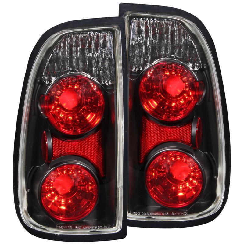 ANZO 2000-2006 Toyota Tundra Taillights Black (Regular &amp; Access Cab Models Only) ANZO Tail Lights  AXOPROS