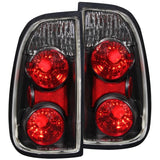 ANZO 2000-2006 Toyota Tundra Taillights Black (Regular &amp; Access Cab Models Only) ANZO Tail Lights  AXOPROS