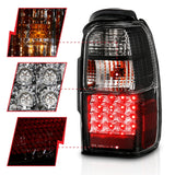 ANZO 2001-2002 Toyota 4 Runner LED Taillights Black ANZO Tail Lights  AXOPROS