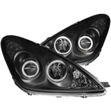 ANZO 2002-2003 Lexus Es300 Projector Headlights w/ Halo Black ANZO Headlights  AXOPROS