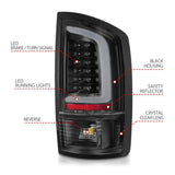 ANZO 2002-2006 Dodge  Ram 1500 LED Tail Lights w/ Light Bar Black Housing Clear Lens ANZO Tail Lights  AXOPROS