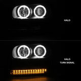 ANZO 2002-2009 Chevrolet Trailblazer Projector Headlights w/ Halo Black ANZO Headlights  AXOPROS