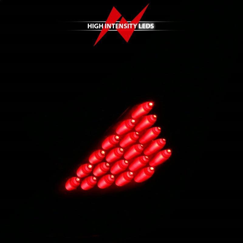 ANZO 2003-2005 Nissan 350Z LED Taillights Black ANZO Tail Lights  AXOPROS