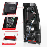 ANZO 2003-2006 Chevy Silverado 1500 LED Taillights Plank Style Black w/Clear Lens ANZO Tail Lights  AXOPROS