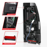 ANZO 2003-2006 Chevy Silverado 1500 LED Taillights Plank Style Black w/Clear Lens ANZO Tail Lights  AXOPROS
