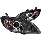ANZO 2004-2008 Mazda 3 Projector Headlights w/ Halo Black (CCFL) ANZO Headlights  AXOPROS