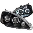 ANZO 2005-2006 Acura Rsx Projector Headlights w/ Halo Black ANZO Headlights  AXOPROS