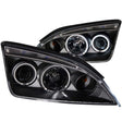 ANZO 2005-2007 Ford Focus Projector Headlights w/ Halo Black ANZO Headlights  AXOPROS