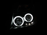 ANZO 2005-2008 Nissan Frontier Projector Headlights w/ Halo Black ANZO Headlights  AXOPROS