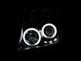 ANZO 2005-2008 Nissan Frontier Projector Headlights w/ Halo Black ANZO Headlights  AXOPROS