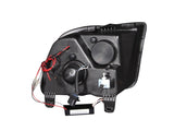 ANZO 2005-2009 Ford Mustang Projector Headlights w/ Halo Black ANZO Headlights  AXOPROS