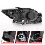 ANZO 2005-2010 Scion Tc Projector Headlights w/ Halo Black (CCFL) ANZO Headlights  AXOPROS