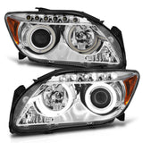 ANZO 2005-2010 Scion Tc Projector Headlights w/ Halo Chrome (CCFL) ANZO Headlights  AXOPROS
