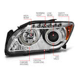 ANZO 2005-2010 Scion Tc Projector Headlights w/ Halo Chrome (CCFL) ANZO Headlights  AXOPROS