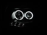 ANZO 2005-2011 Toyota Tacoma Projector Headlights w/ Halo Black ANZO Headlights  AXOPROS