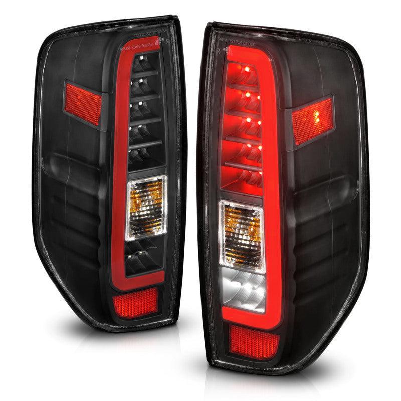 ANZO 2005-2021 Nissan Frontier LED Taillights Black Housing/Clear Lens ANZO Tail Lights  AXOPROS