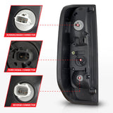 ANZO 2005-2021 Nissan Frontier LED Taillights Black Housing/Smoke Lens ANZO Tail Lights  AXOPROS