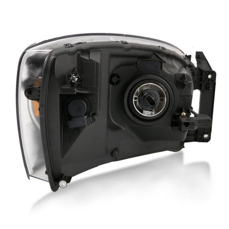 ANZO 2006-2009 Dodge Ram 1500 Crystal Headlight  Black Amber ANZO Headlights  AXOPROS