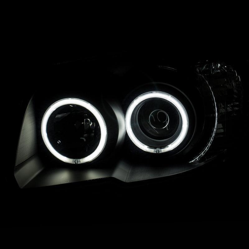 ANZO 2006-2009 Toyota 4Runner Projector Headlights w/ Halo Black ANZO Headlights  AXOPROS