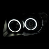 ANZO 2006-2009 Toyota 4Runner Projector Headlights w/ Halo Black ANZO Headlights  AXOPROS