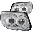 ANZO 2006-2009 Toyota 4Runner Projector Headlights w/ Halo Chrome ANZO Headlights  AXOPROS