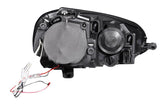 ANZO 2006-2009 Volkswagen Rabbit Projector Headlights w/ Halo Black (CCFL) ANZO Headlights  AXOPROS