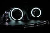 ANZO 2006-2009 Volkswagen Rabbit Projector Headlights w/ Halo Black (CCFL) ANZO Headlights  AXOPROS