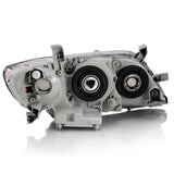 ANZO 2007-2009 Toyota Camry Projector Headlight Chrome Amber (OE Replacement) ANZO Headlights  AXOPROS