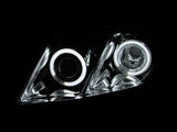 ANZO 2007-2009 Toyota Camry Projector Headlights w/ Halo Black ANZO Headlights  AXOPROS