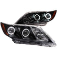 ANZO 2007-2009 Toyota Camry Projector Headlights w/ Halo Black ANZO Headlights  AXOPROS