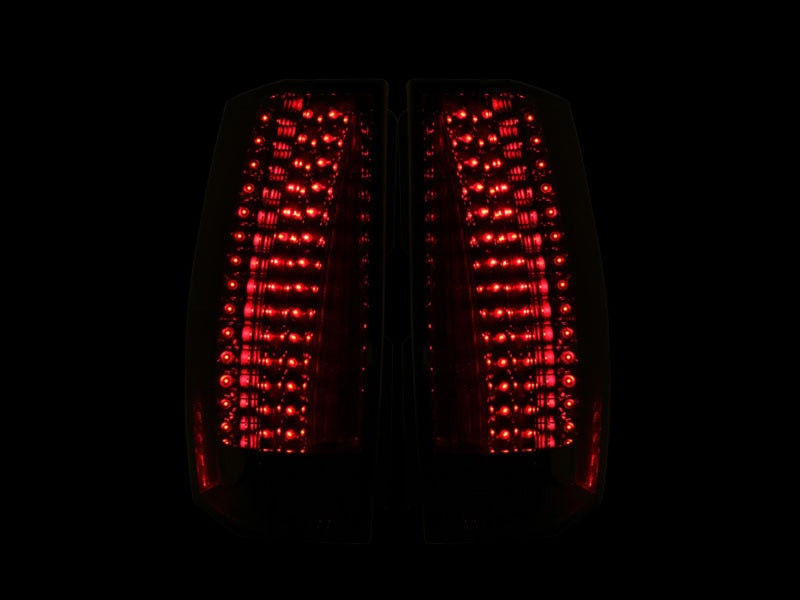 ANZO 2007-2011 Cadillac Escalade LED Taillights Chrome ANZO Tail Lights  AXOPROS