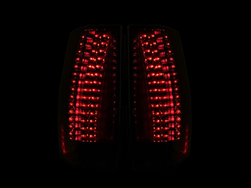 ANZO 2007-2011 Cadillac Escalade LED Taillights Chrome ANZO Tail Lights  AXOPROS
