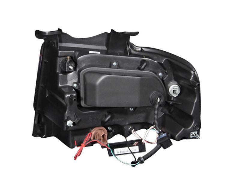 ANZO 2007-2014 Ford Expedition Projector Headlights w/ Halo Black ANZO Headlights  AXOPROS