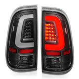 ANZO 2008-2016 Ford F-250 LED Taillights Black Housing Clear Lens (Pair) ANZO Tail Lights  AXOPROS
