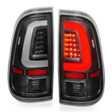 ANZO 2008-2016 Ford F-250 LED Taillights Black Housing Clear Lens (Pair) ANZO Tail Lights  AXOPROS