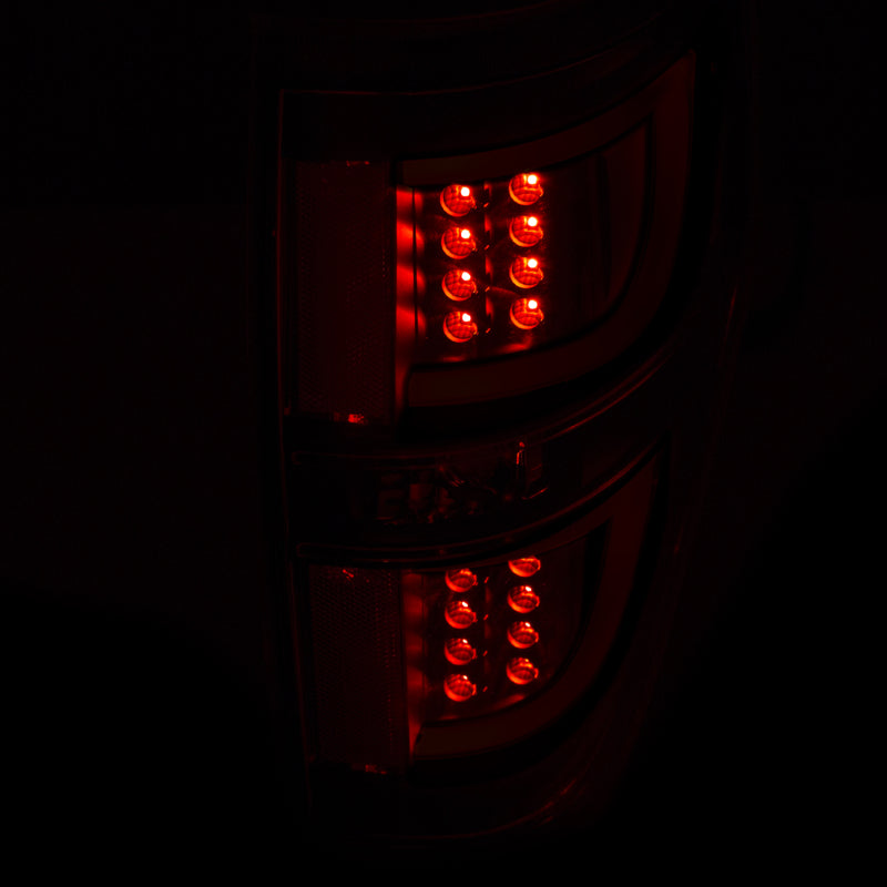 ANZO 2009-2013 Ford F-150 LED Taillights Black ANZO Tail Lights  AXOPROS