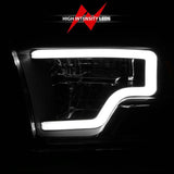 ANZO 2009-2020 Dodge Ram 1500 Full LED Square Projector Headlights w/ Chrome Housing Black Amber ANZO Headlights  AXOPROS