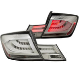 ANZO 2013-2015 Honda Civic (excludes hybrid) LED Taillights Chrome ANZO Tail Lights  AXOPROS