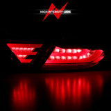 ANZO 2015-2016 Toyota Camry LED Taillights Smoke ANZO Tail Lights  AXOPROS
