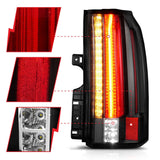 ANZO 2015-2017 GMC Yukon/Yukon XL LED Taillights Black ANZO Tail Lights  AXOPROS