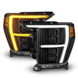 ANZO 21-23 Ford F-150 (w/Factory Halogen) Z-Series Full LED Proj Headlights - Driver Side ONLY ANZO Headlights  AXOPROS