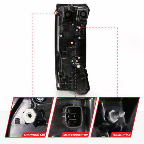 ANZO 22-24 Toyota Tundra Z-Series Full LED Tail Lights Smoke Lens Init/SeqSig- Pair ANZO Tail Lights  AXOPROS