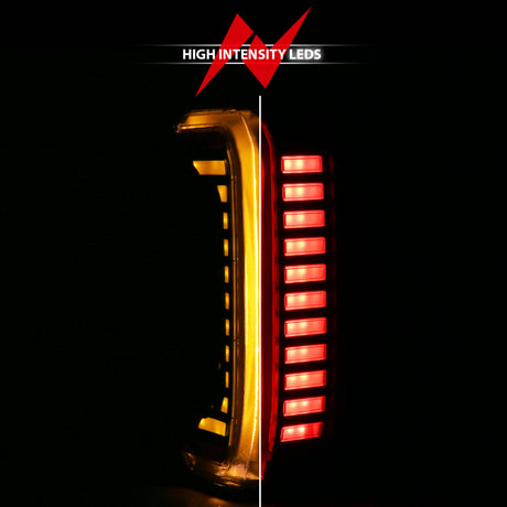 ANZO 22-24 Toyota Tundra Z-Series Full LED Tail Lights Smoke Lens Init/SeqSig- Pair ANZO Tail Lights  AXOPROS