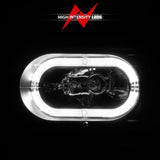 ANZO 88-98 Chevrolet C1500 Crystal Headlights Black Housing w/ Signal and Side Marker Lights ANZO Headlights  AXOPROS