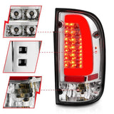 ANZO 95-00 Toyota Tacoma LED Taillights Chrome Housing Clear Lens (Pair) ANZO Tail Lights  AXOPROS