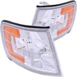 ANZO Corner Lights 1994-1997 Honda Accord Euro Corner Lights Chrome w/ Amber Reflector ANZO Lights Corner  AXOPROS