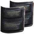 ANZO LED Mirror Lights 2008-2015 Ford F-250 LED Mirror Lights Smoke w/ Amber LED ANZO Lights Corner  AXOPROS